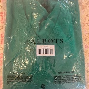 Talbots cashmere v-neck sweater.